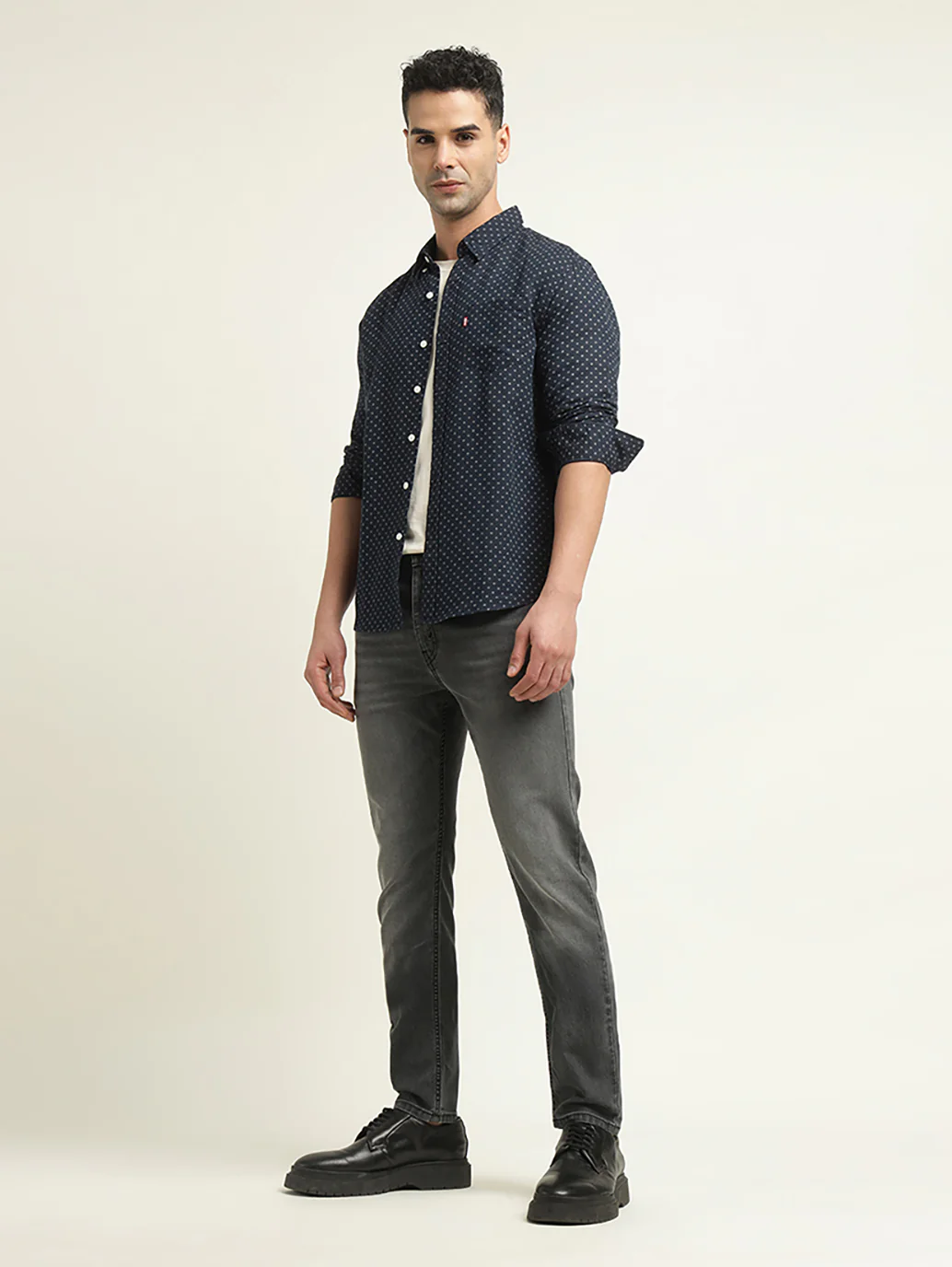 Men's 512 Black Slim Tapered Fit Mid Rise Jeans