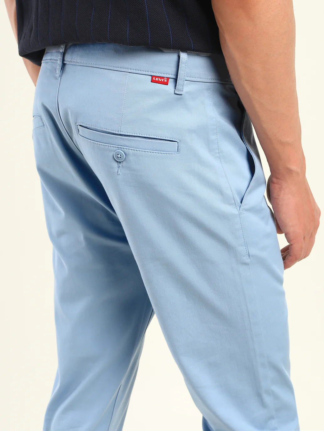 Men's 512 Slim Tapered Fit Blue Chinos - Image 6