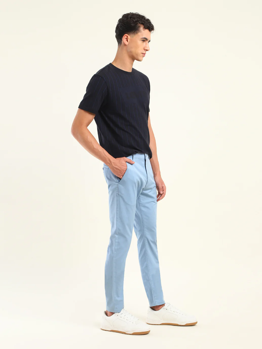 Men's 512 Slim Tapered Fit Blue Chinos - Image 7