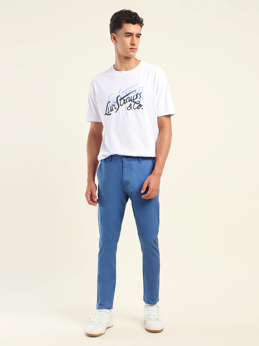 Men's 512 Slim Tapered Fit Blue Chinos - Image 2