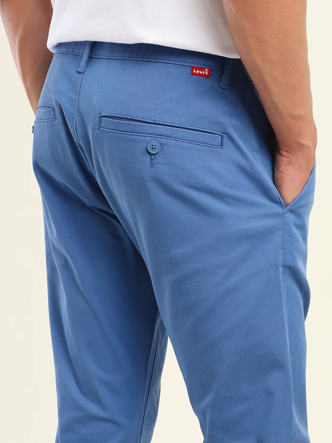Men's 512 Slim Tapered Fit Blue Chinos - Image 7