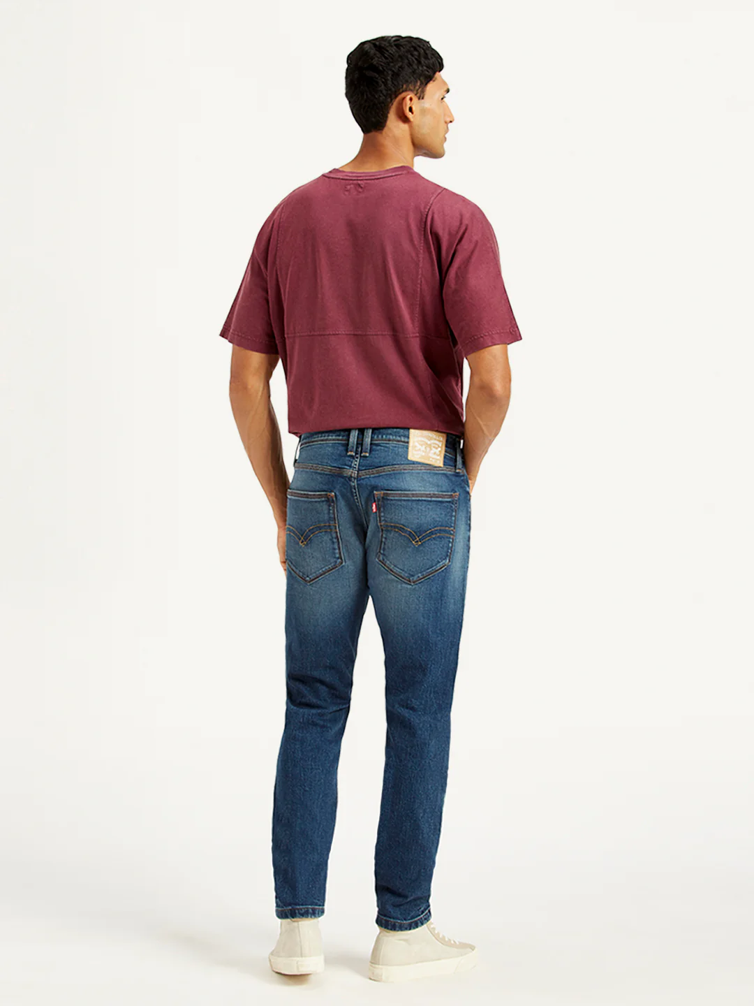 Men's 512 Blue Slim Tapered Fit Mid Rise Jeans - Image 3