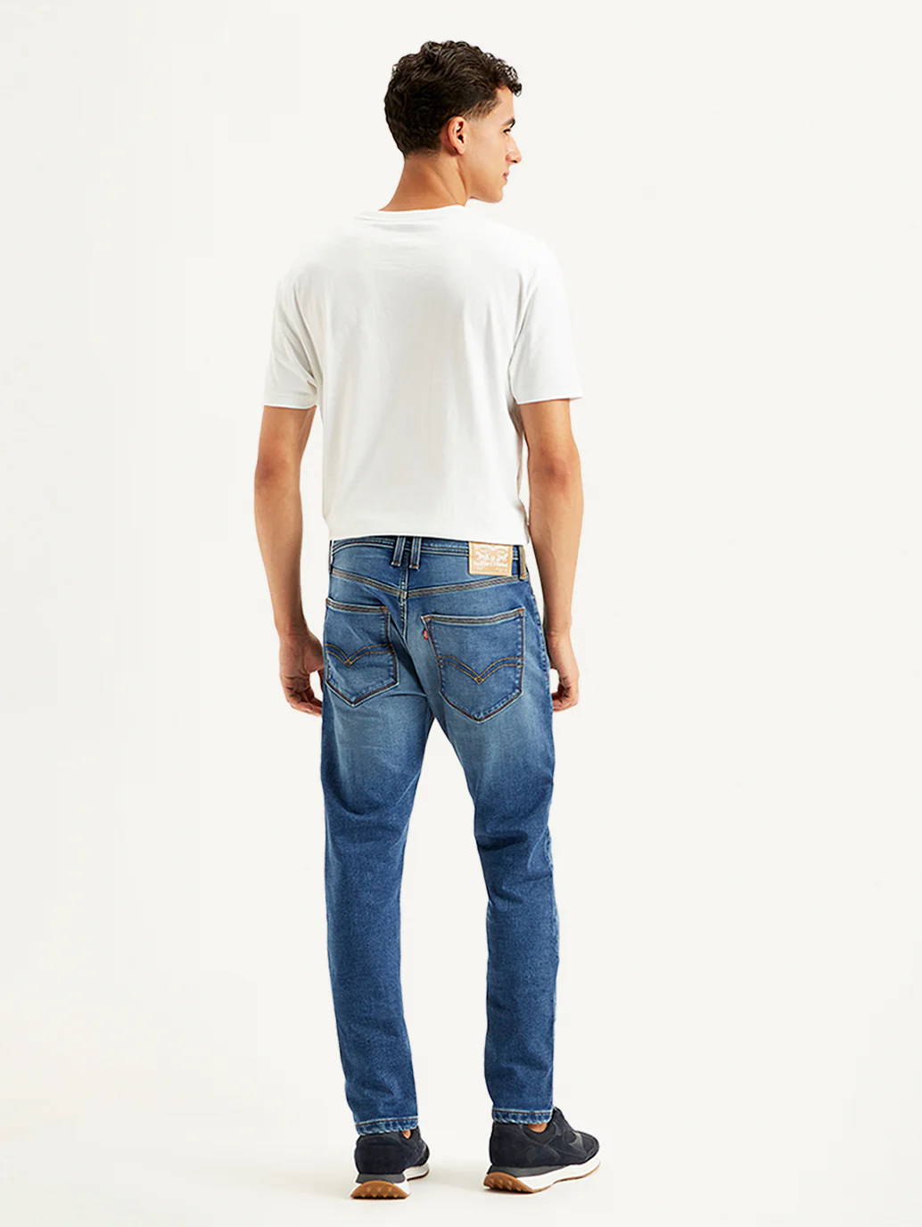 Men's 512 Blue Slim Tapered Fit Mid Rise Jeans - Image 3