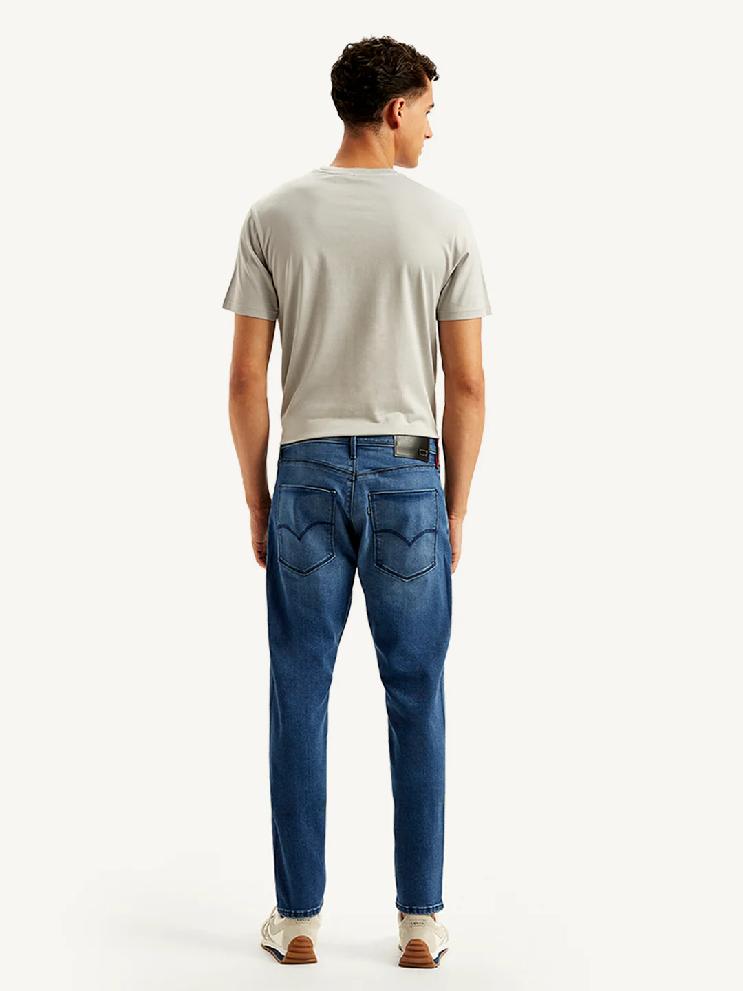 Men's Redloop 512 Blue Slim Tapered Fit Mid Rise Jeans - Image 3