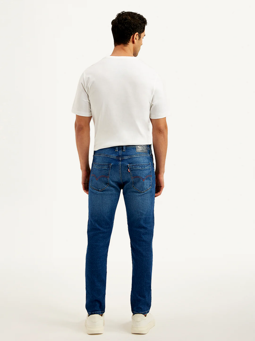 Men's 512 Blue Slim Tapered Fit Mid Rise Jeans - Image 3