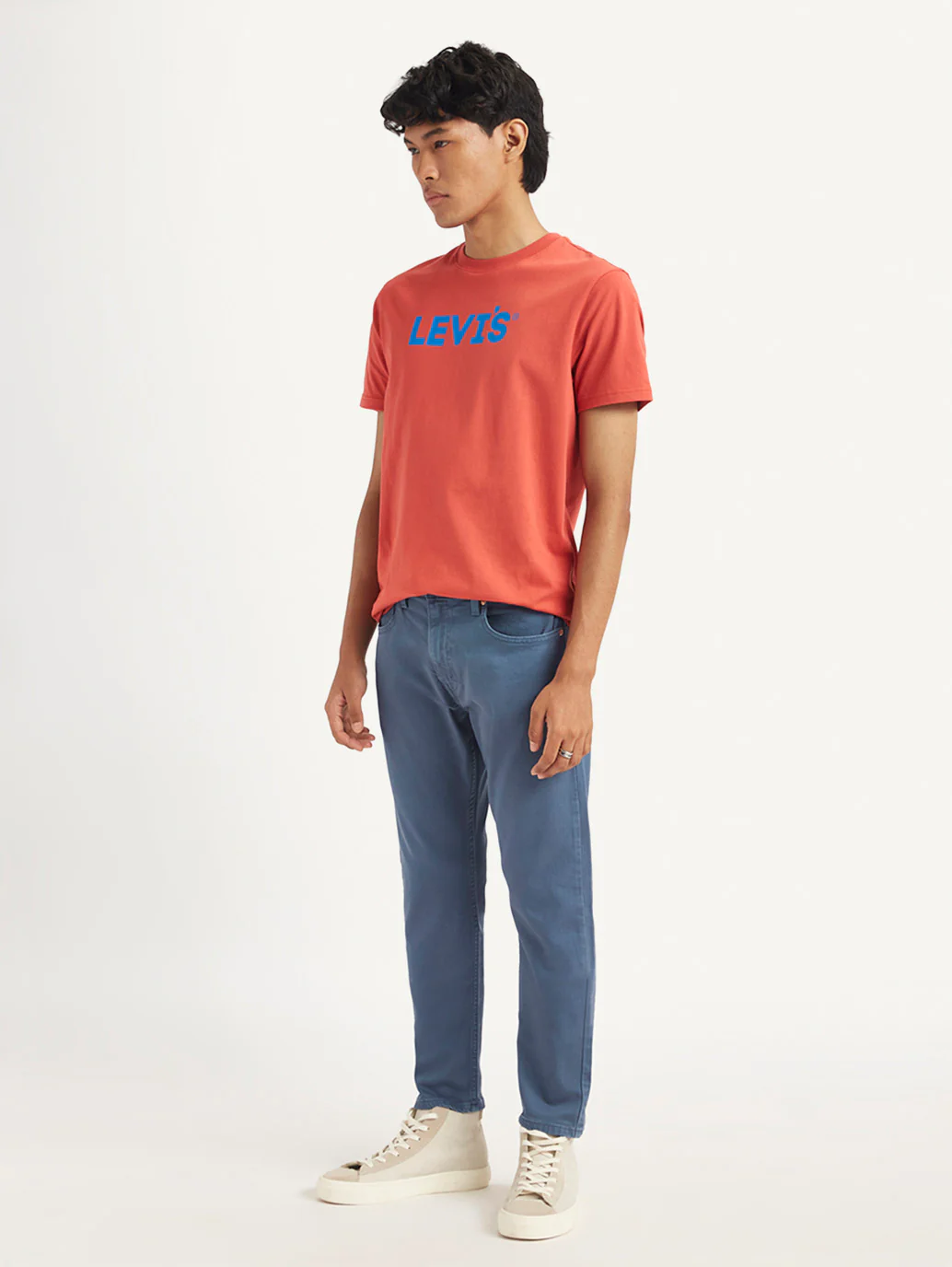 Men's 512 Blue Slim Tapered Fit Mid Rise Jeans - Image 3