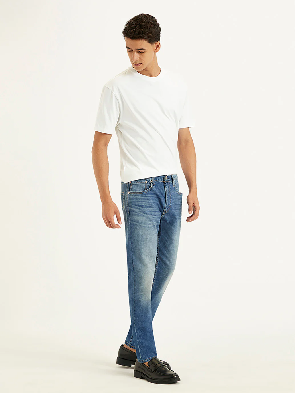 Men's 512 Blue Slim Tapered Fit Mid Rise Jeans