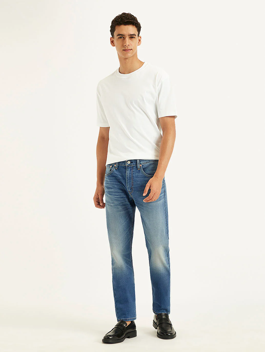 Men's 512 Blue Slim Tapered Fit Mid Rise Jeans - Image 3