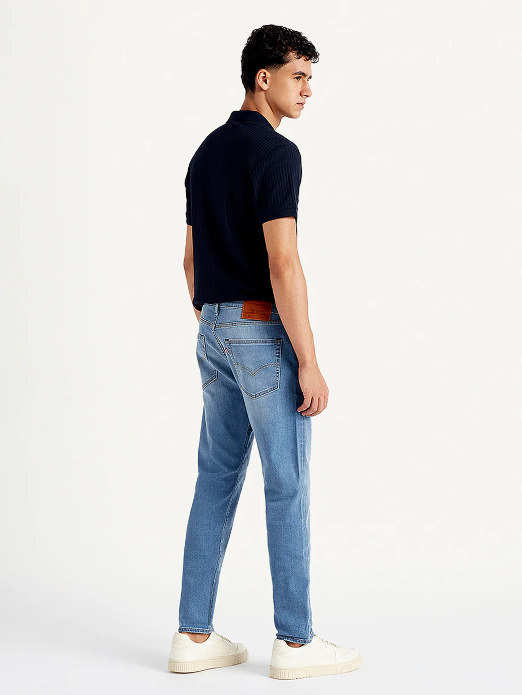Men's 512 Blue Slim Tapered Fit Mid Rise Jeans - Image 5