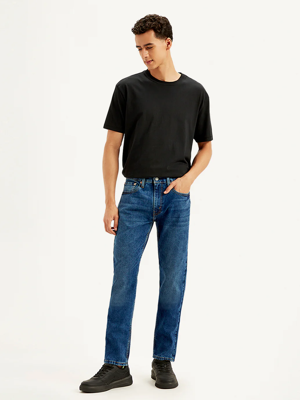 Men's 512 Blue Slim Tapered Fit Mid Rise Jeans - Image 2