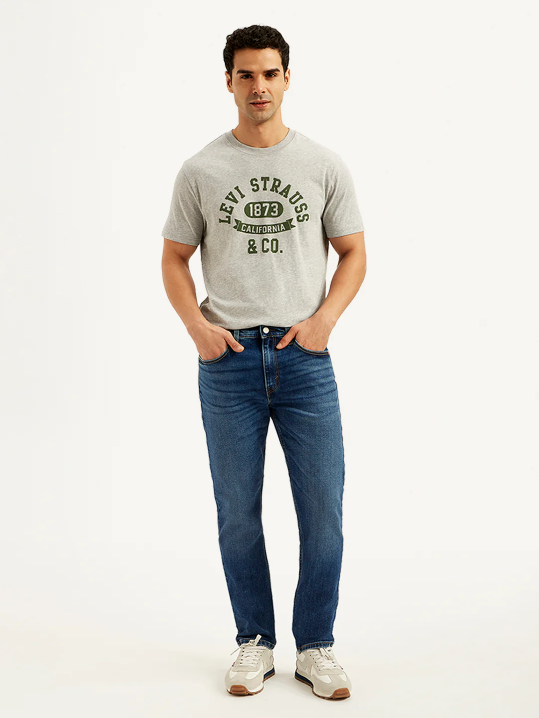 Men's 512 Blue Slim Tapered Fit Mid Rise Jeans - Image 2