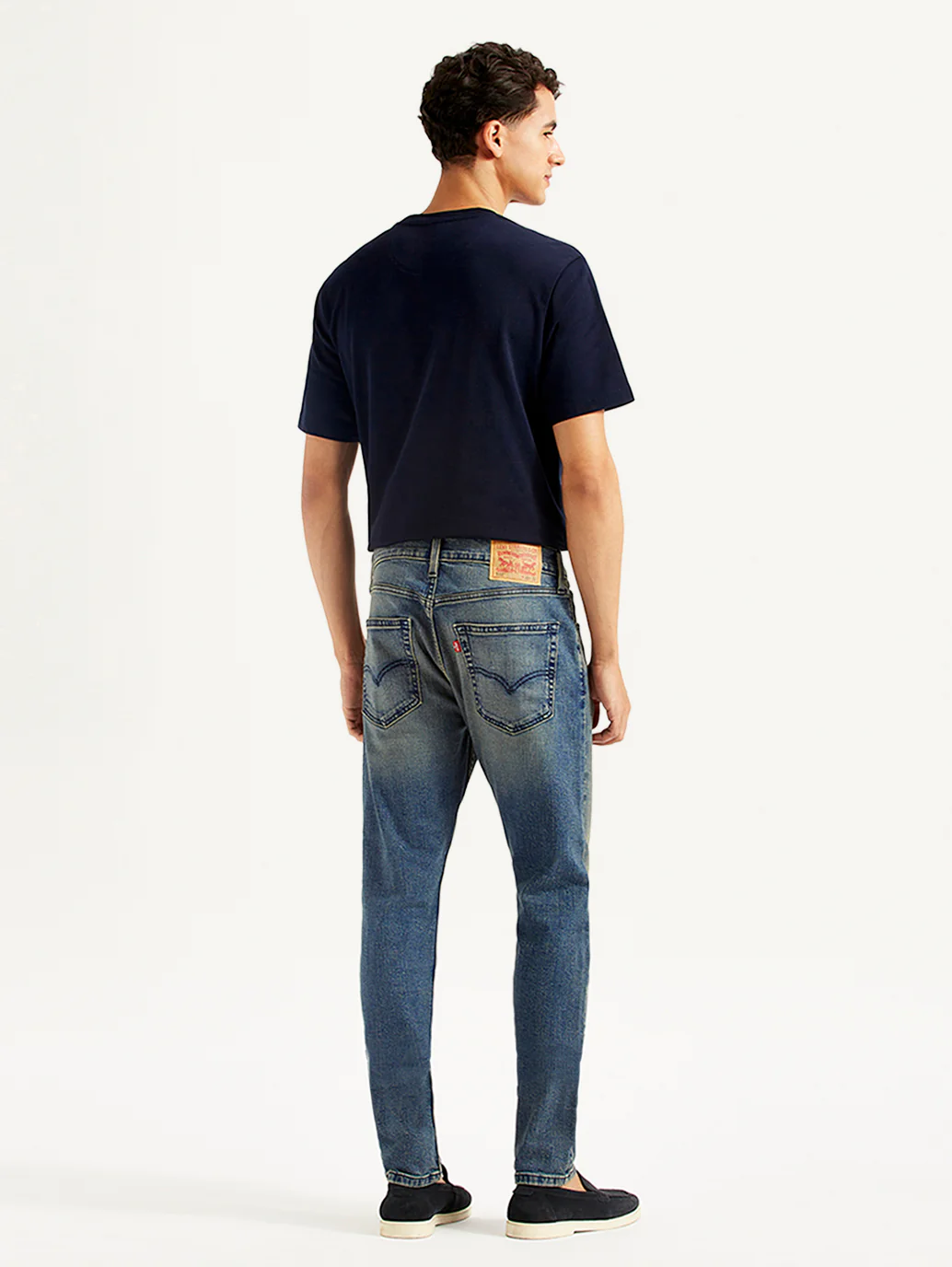 Men's 512 Blue Slim Tapered Fit Mid Rise Jeans - Image 3