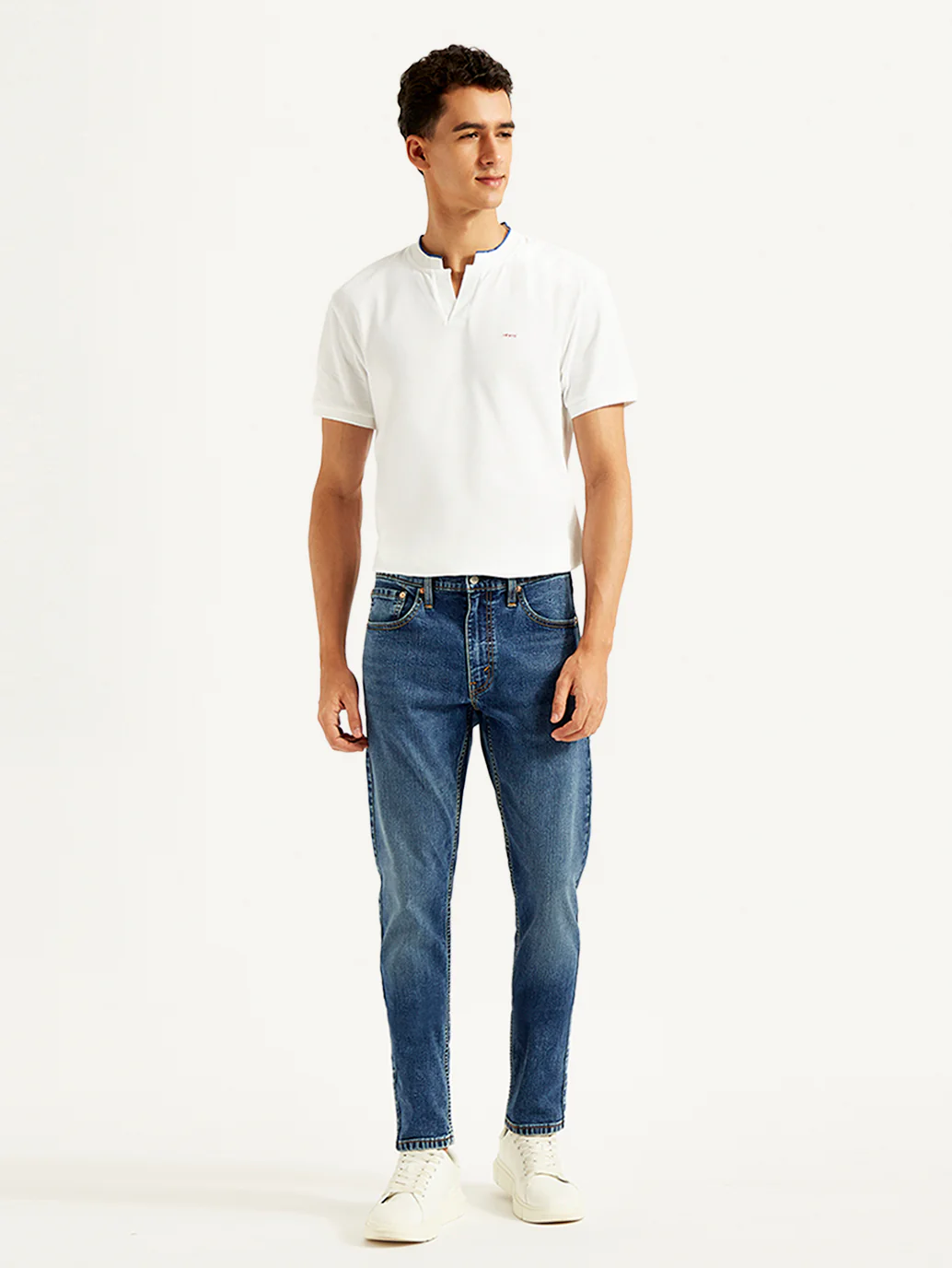 Men's 512 Blue Slim Tapered Fit Mid Rise Jeans - Image 2