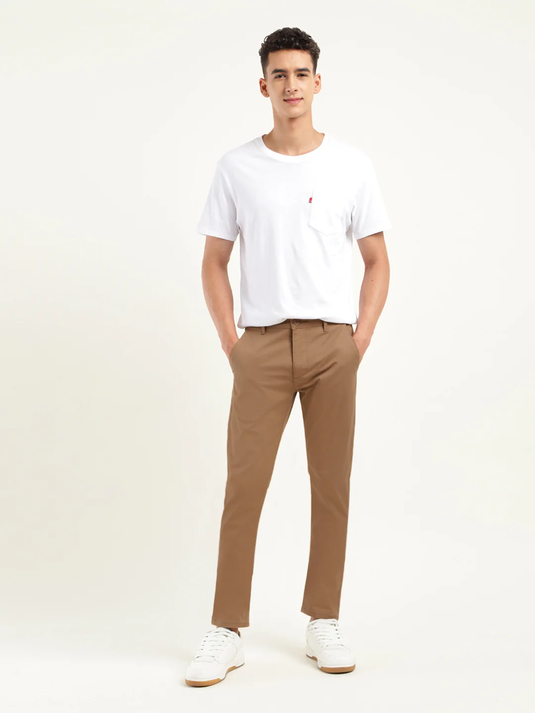 Men's 512 Slim Tapered Fit Brown Chinos - Image 2