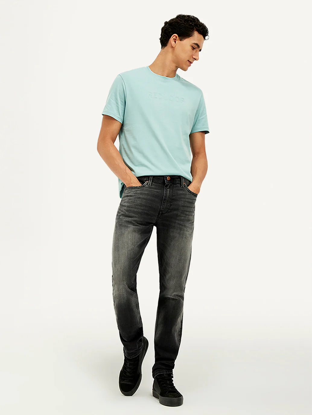 Men's Redloop 512 Slim Tapered Fit Mid Rise Jeans