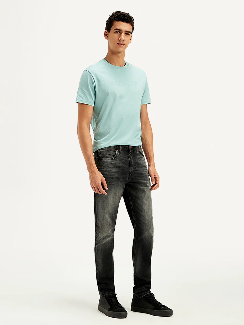 Men's Redloop 512 Slim Tapered Fit Mid Rise Jeans - Image 6