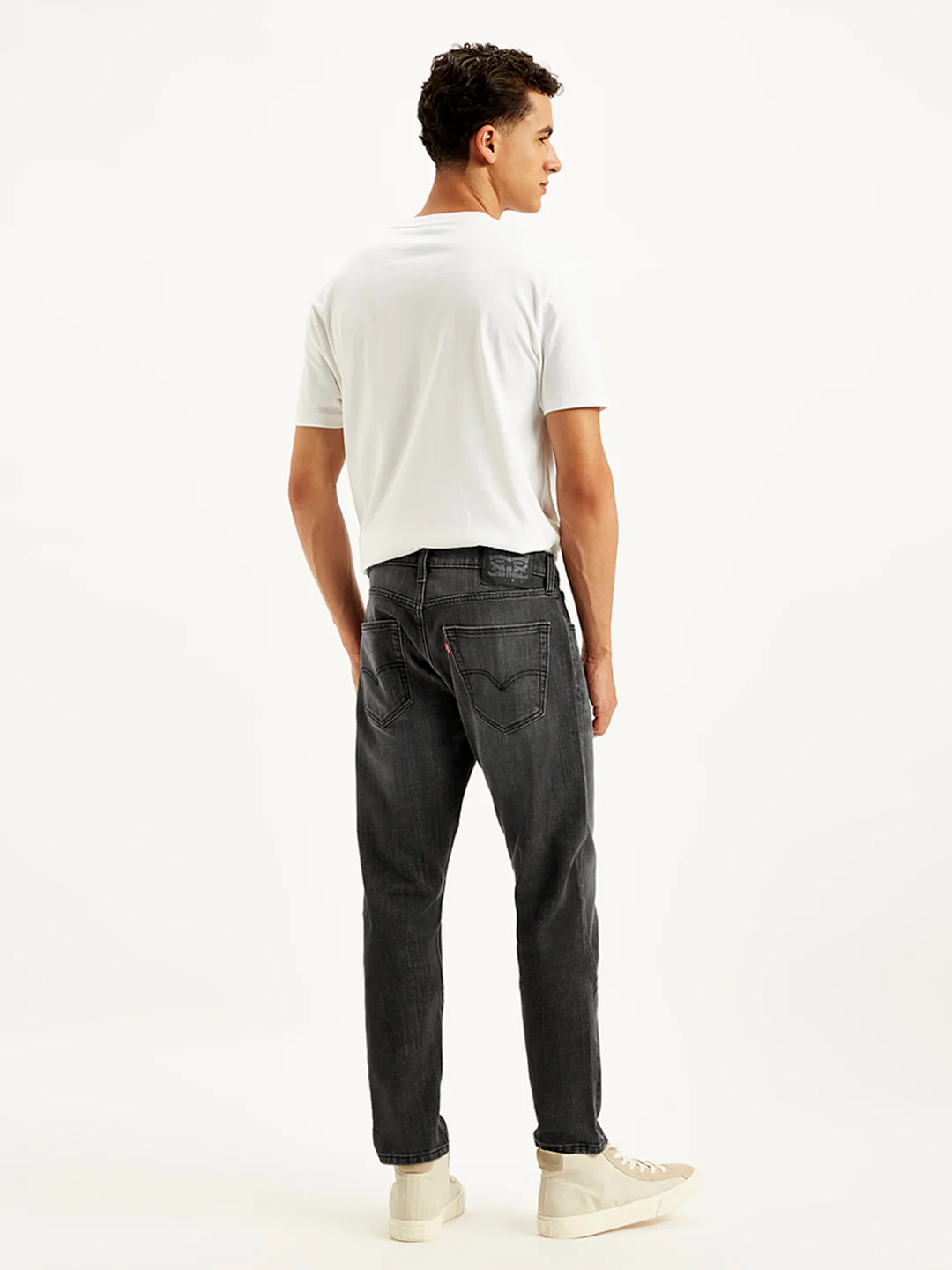 Men's 512 Charcoal Grey Slim Tapered Fit Mid Rise Jeans - Image 2