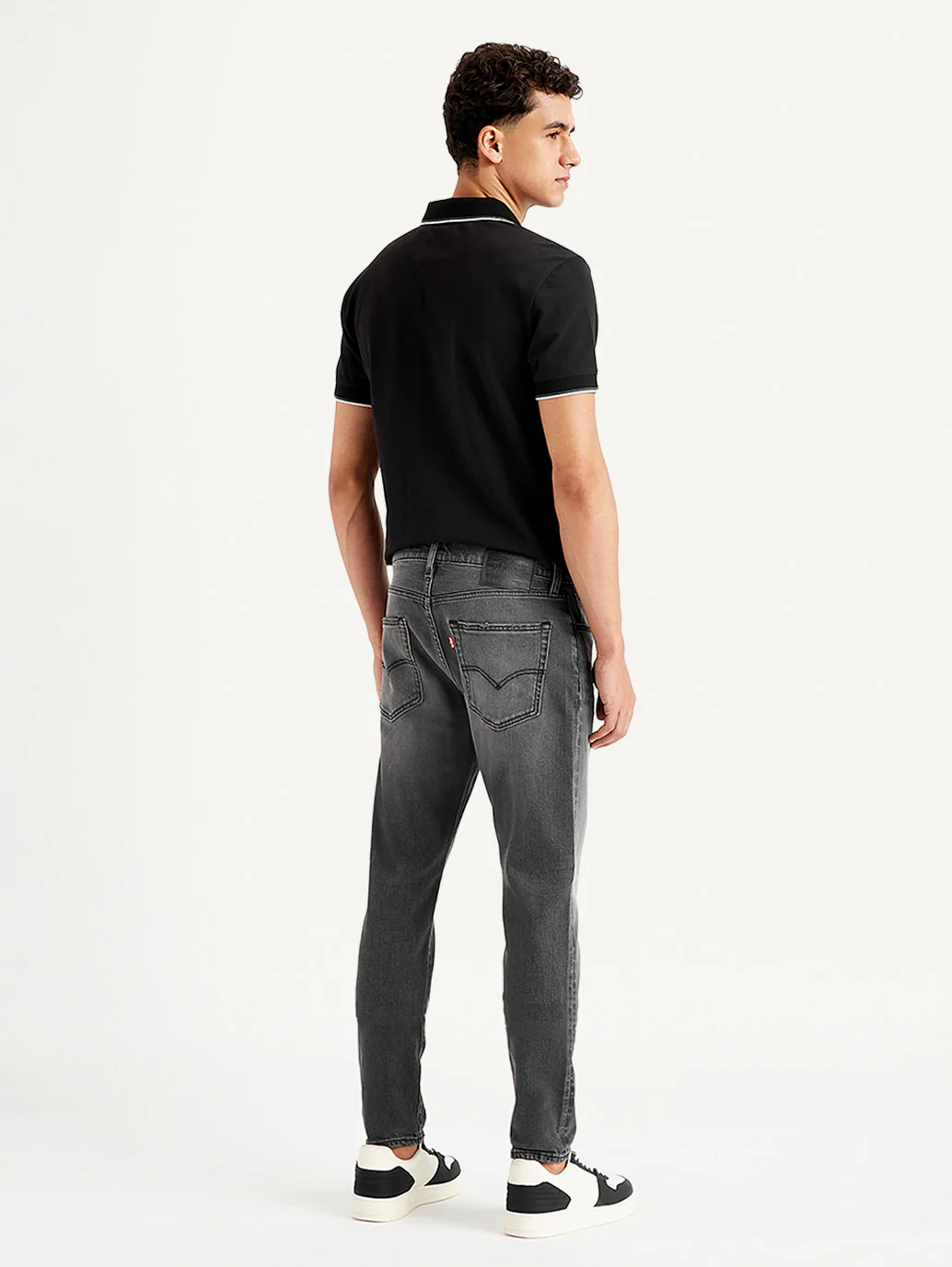 Men's 512 Charcoal Grey Slim Tapered Fit Mid Rise Jeans - Image 5