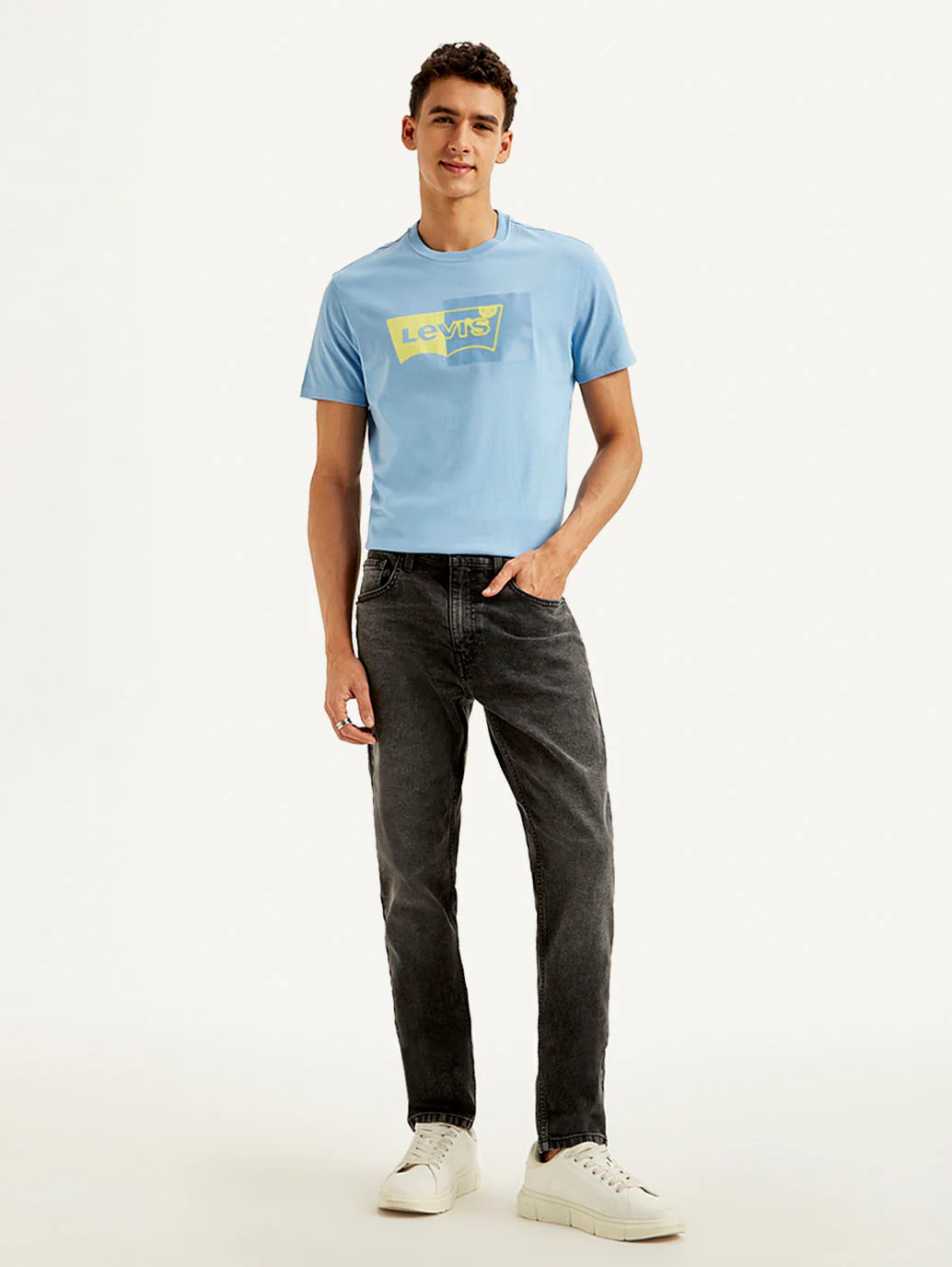 Men's 512 Charcoal Grey Slim Tapered Fit Mid Rise Jeans