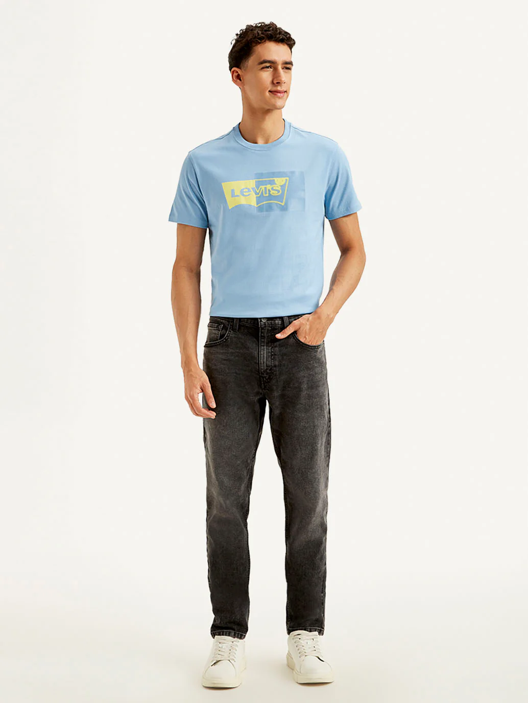 Men's 512 Charcoal Grey Slim Tapered Fit Mid Rise Jeans - Image 2