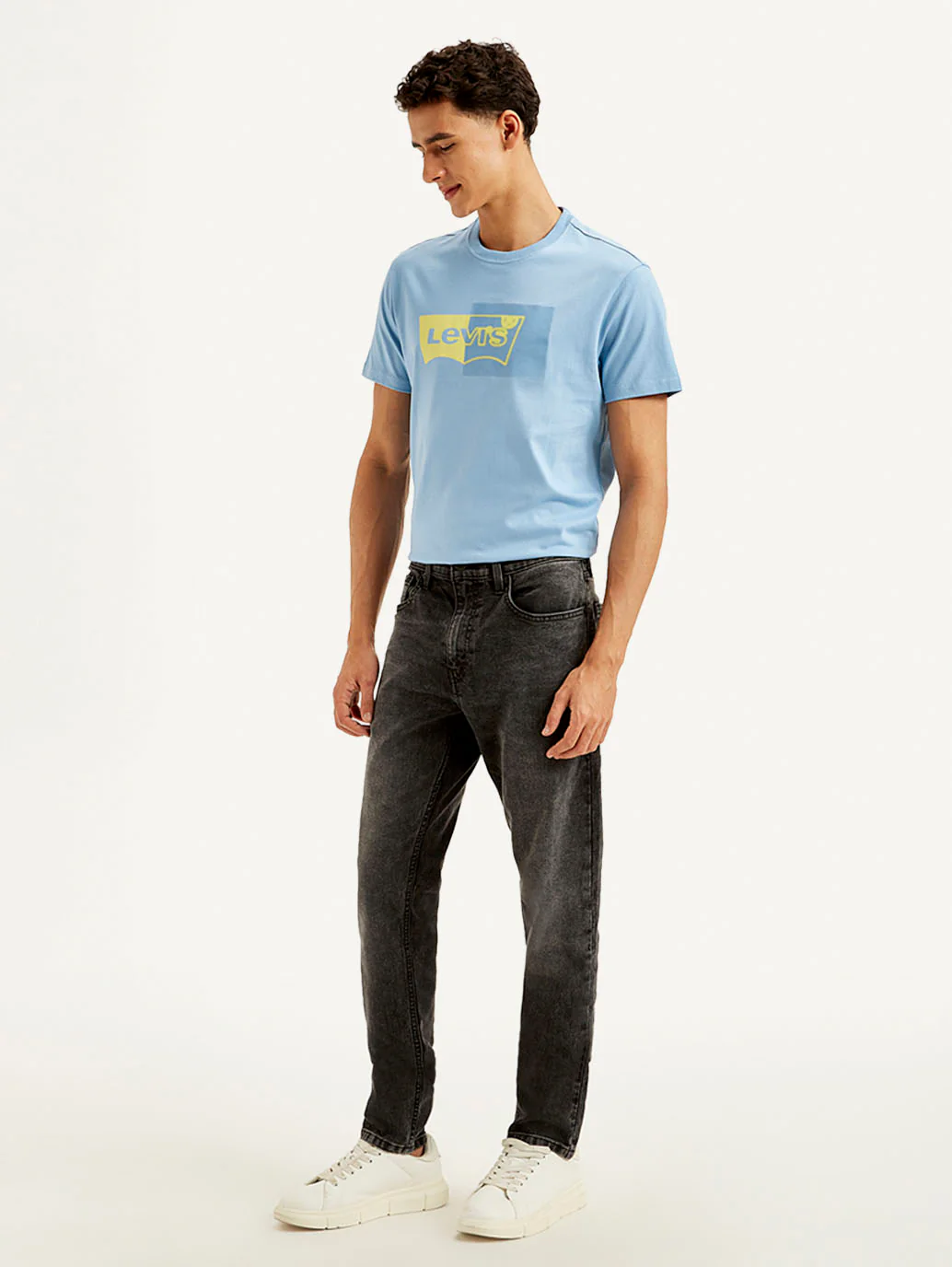 Men's 512 Charcoal Grey Slim Tapered Fit Mid Rise Jeans - Image 6