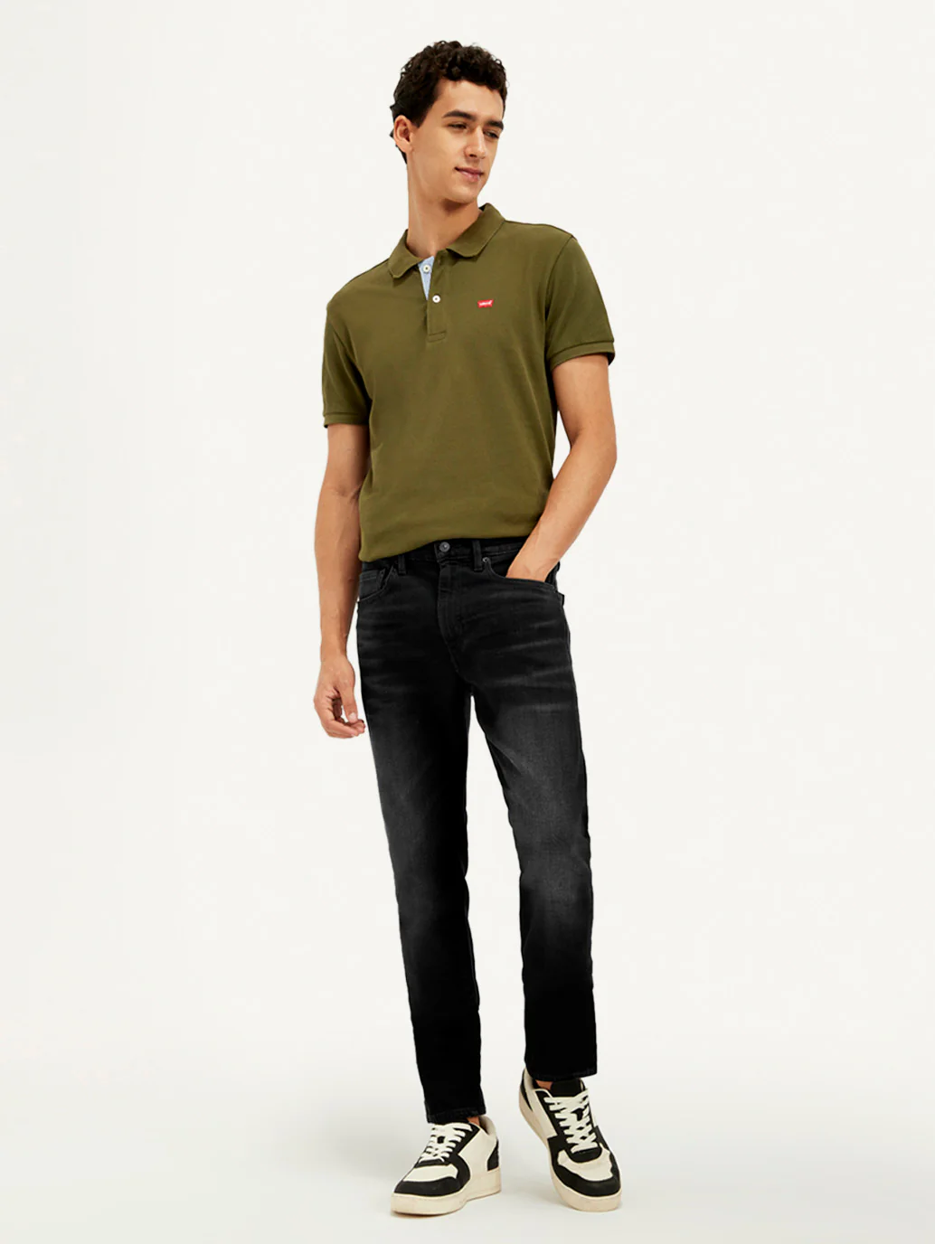 Men's 512 Grey Slim Tapered Fit Mid Rise Jeans