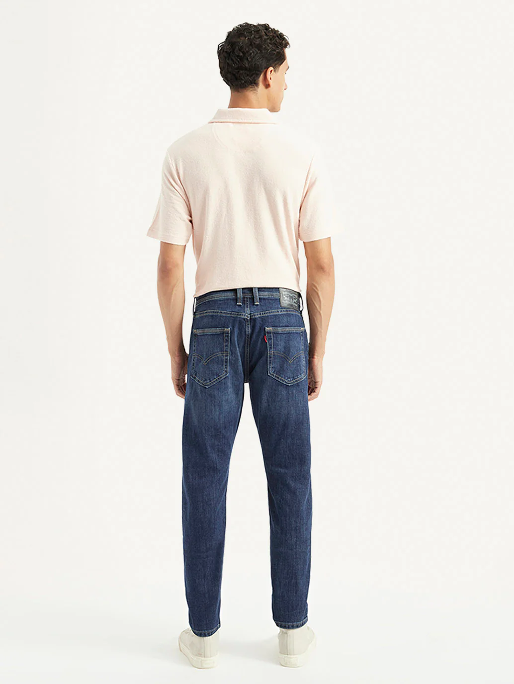 Men's 512 Dark Blue Slim Tapered Fit Mid Rise Jeans - Image 3