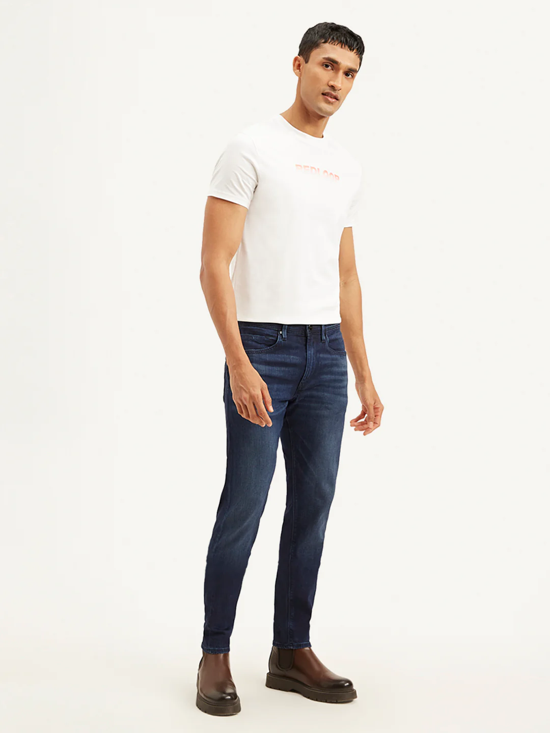 Men's Redloop 512 Slim Tapered Fit Mid Rise Jeans - Image 5