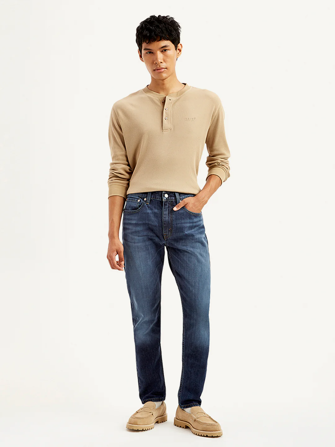 Men's 512 Blue Slim Tapered Fit Mid Rise Jeans - Image 2