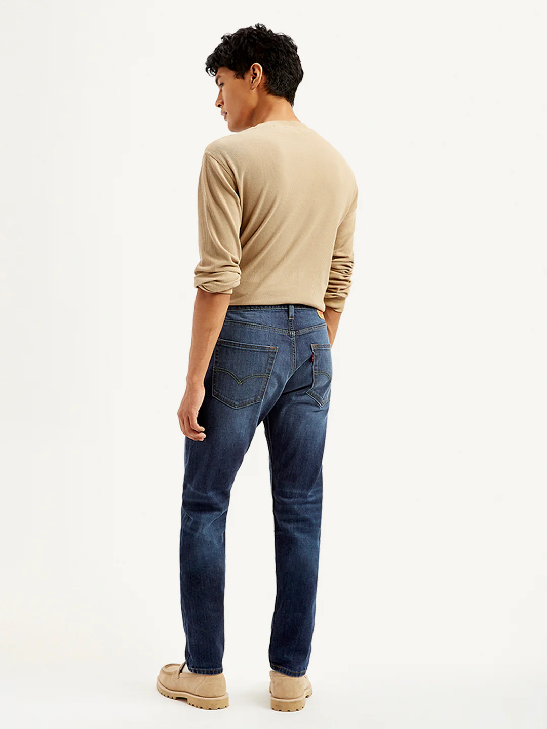 Men's 512 Blue Slim Tapered Fit Mid Rise Jeans - Image 3