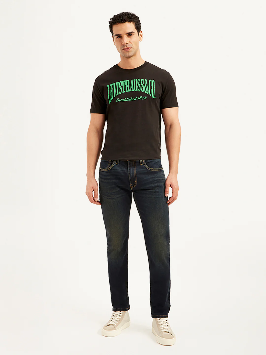 Men's 512 Blue Slim Tapered Fit Mid Rise Jeans - Image 2