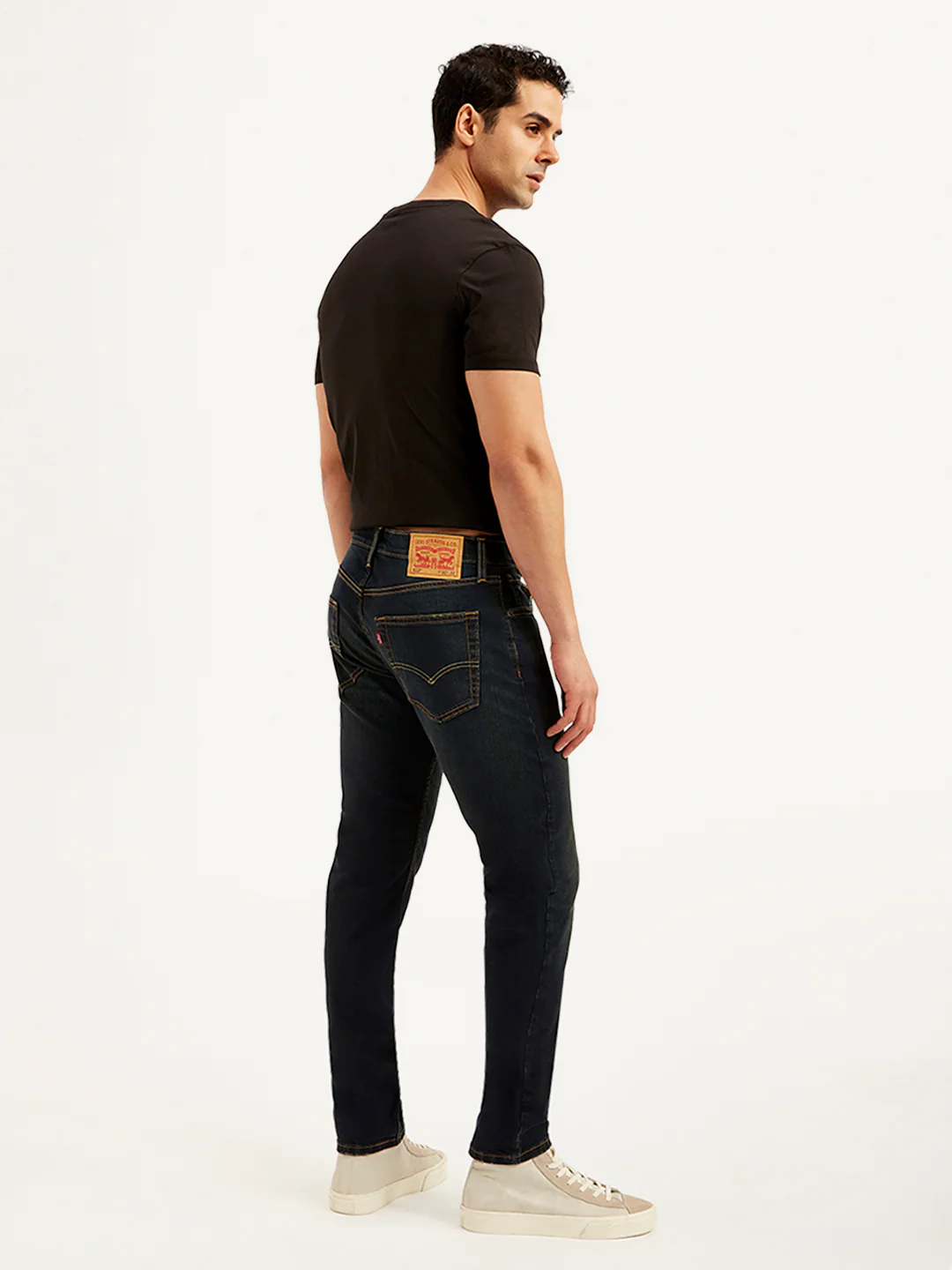 Men's 512 Blue Slim Tapered Fit Mid Rise Jeans - Image 3