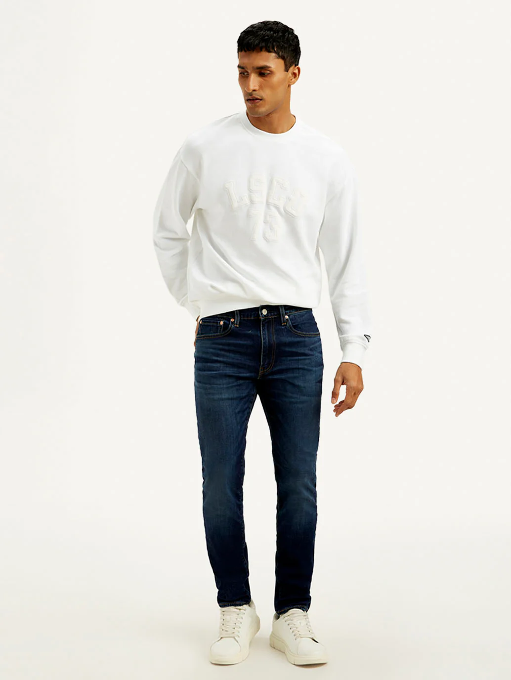 Men's 512 Blue Slim Tapered Fit Mid Rise Jeans - Image 3