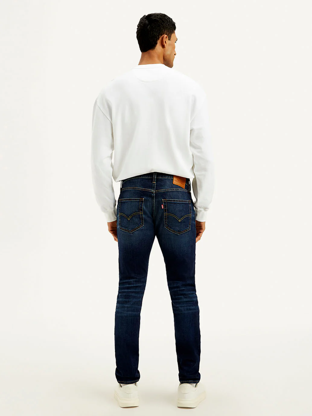 Men's 512 Blue Slim Tapered Fit Mid Rise Jeans - Image 5