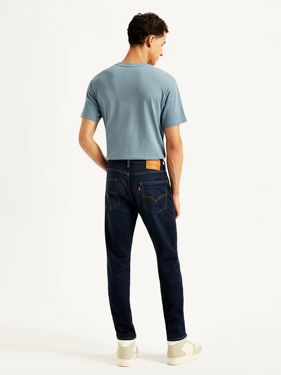 Men's 512 Blue Slim Tapered Fit Mid Rise Jeans - Image 3