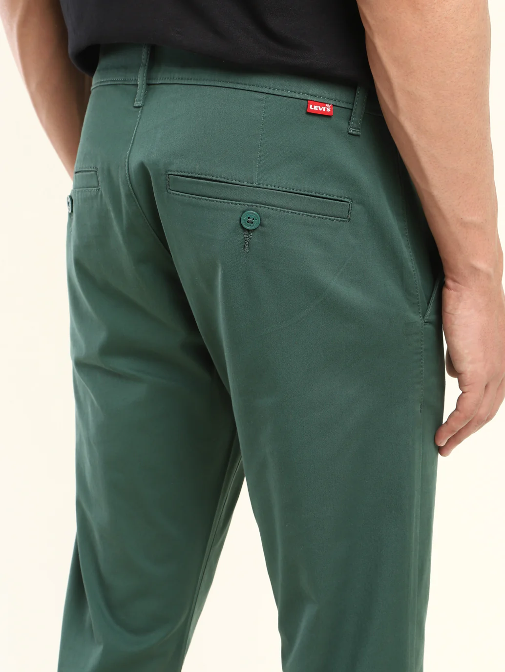 Men's 512 Slim Tapered Fit Green Chinos - Image 6