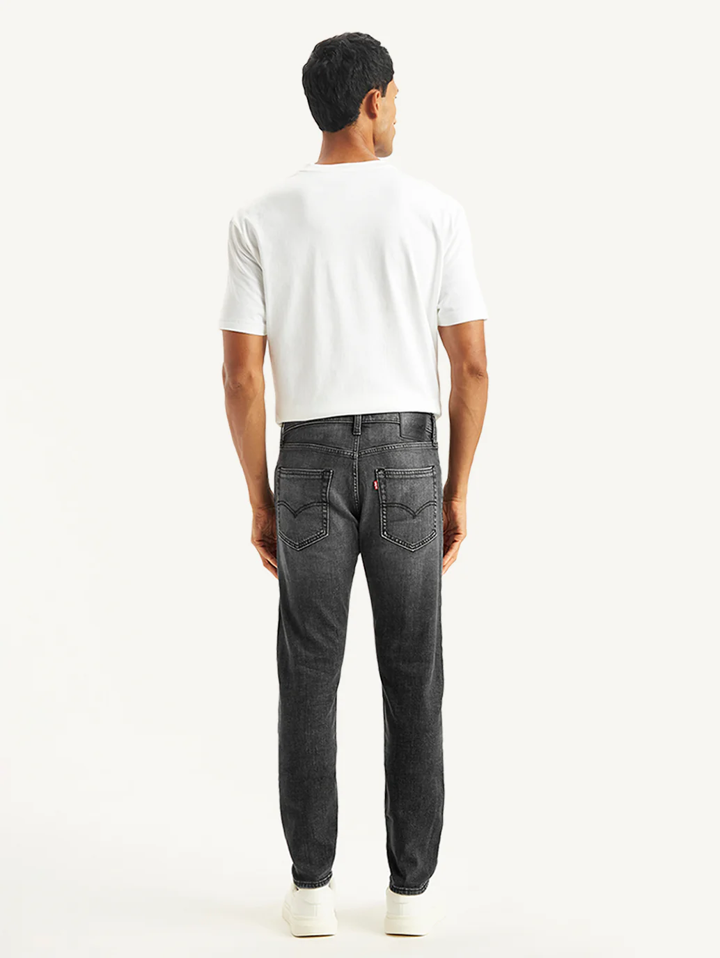 Men's 512 Grey Slim Tapered Fit Mid Rise Jeans - Image 5