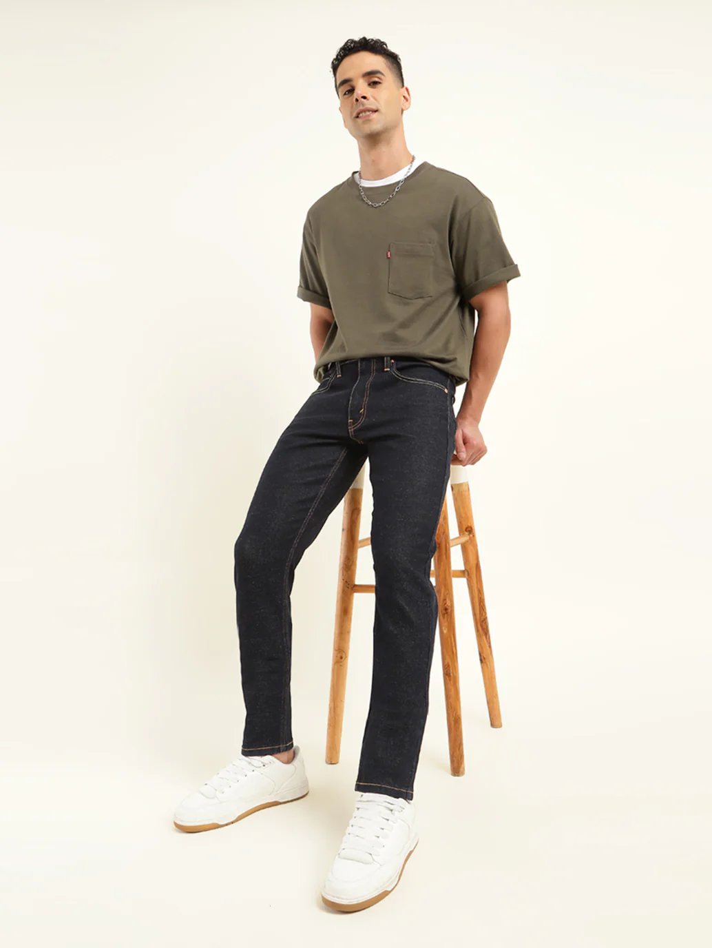 Men's 512 Indigo Slim Tapered Fit Mid Rise Jeans