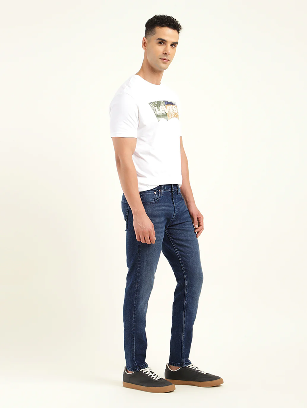 Men's 512 Indigo Slim Tapered Fit Mid Rise Jeans - Image 5