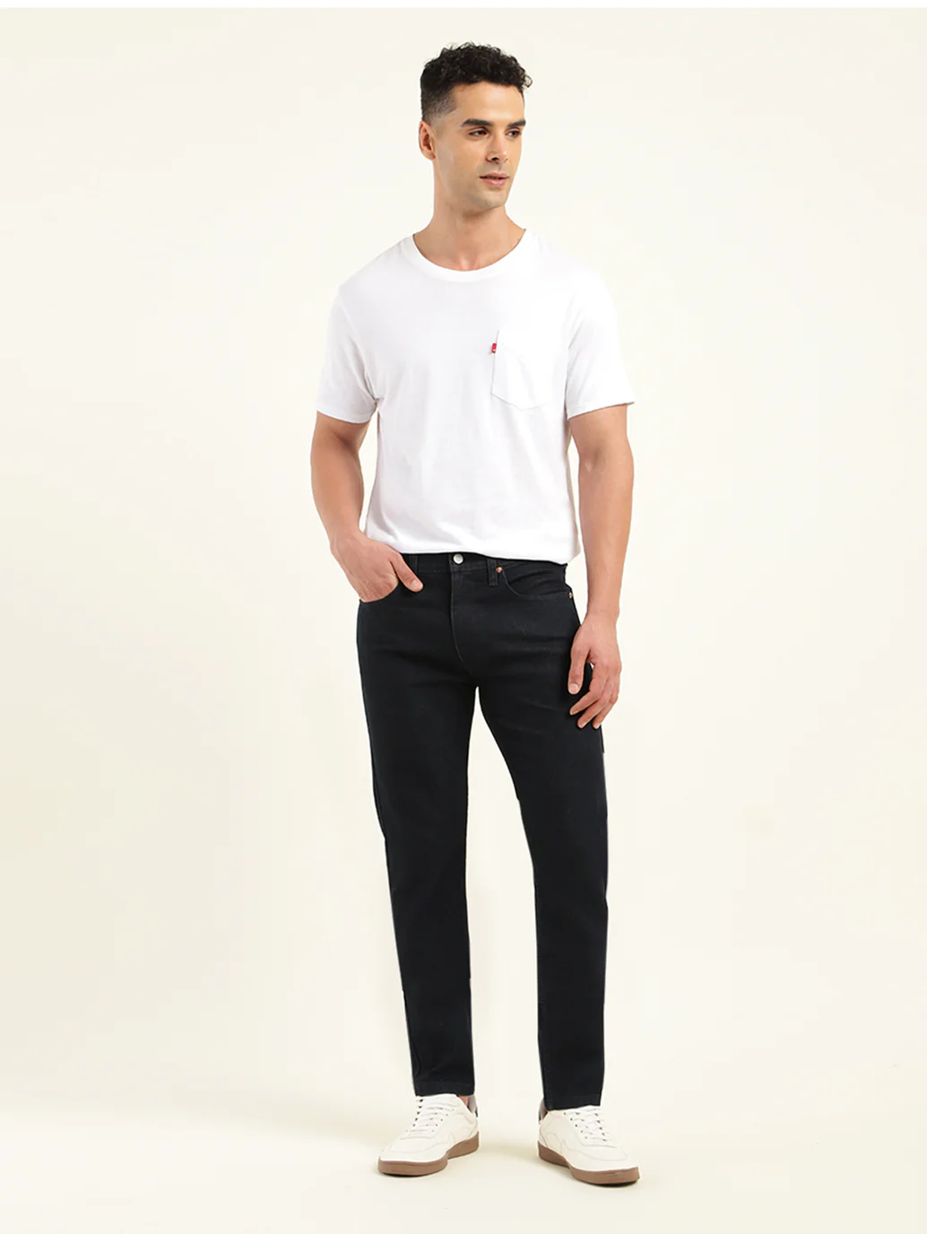 Men's 512 Dark Indigo Slim Tapered Fit Mid Rise Jeans - Image 2