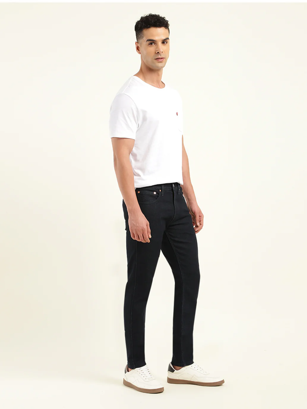 Men's 512 Dark Indigo Slim Tapered Fit Mid Rise Jeans - Image 6