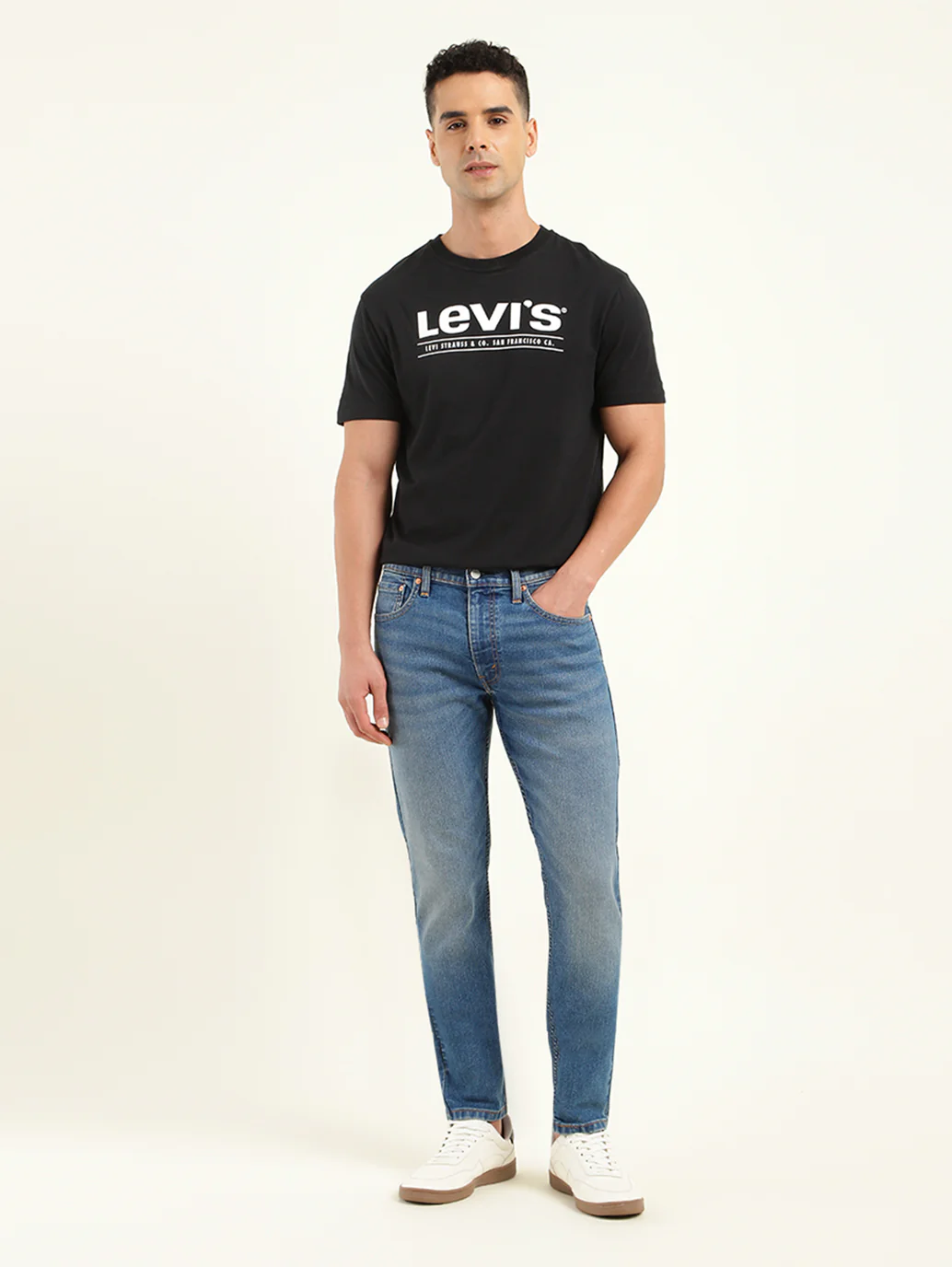 Men's 512 Indigo Slim Tapered Fit Mid Rise Jeans - Image 2