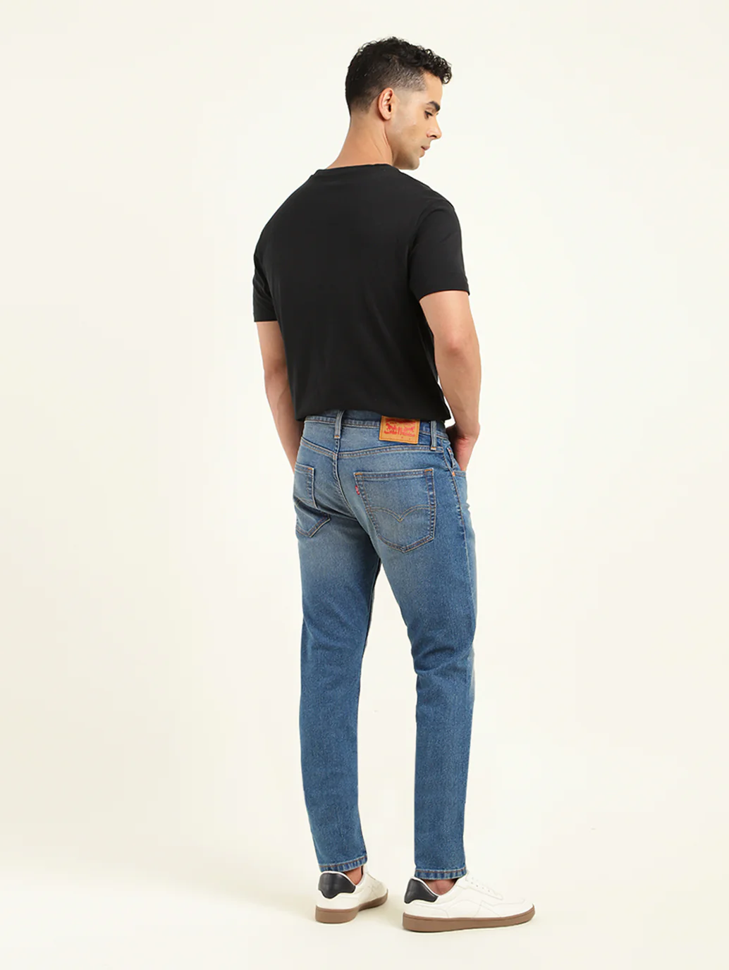 Men's 512 Indigo Slim Tapered Fit Mid Rise Jeans - Image 3