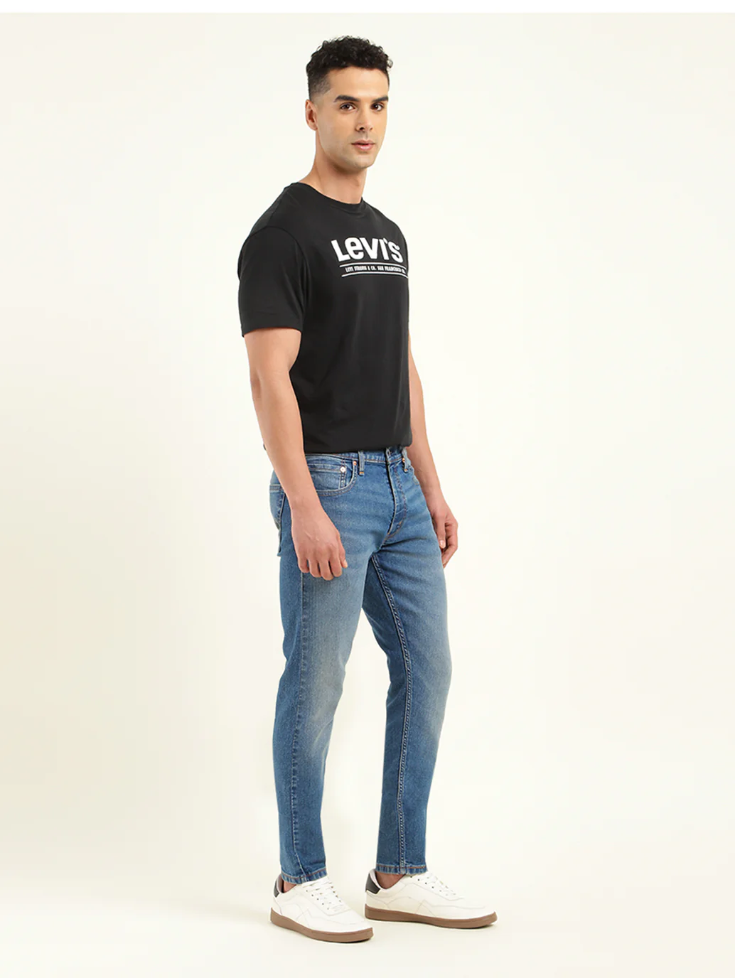 Men's 512 Indigo Slim Tapered Fit Mid Rise Jeans - Image 5