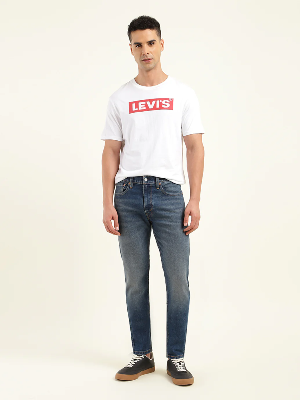 Men's 512 Blue Slim Tapered Fit Mid Rise Jeans - Image 2