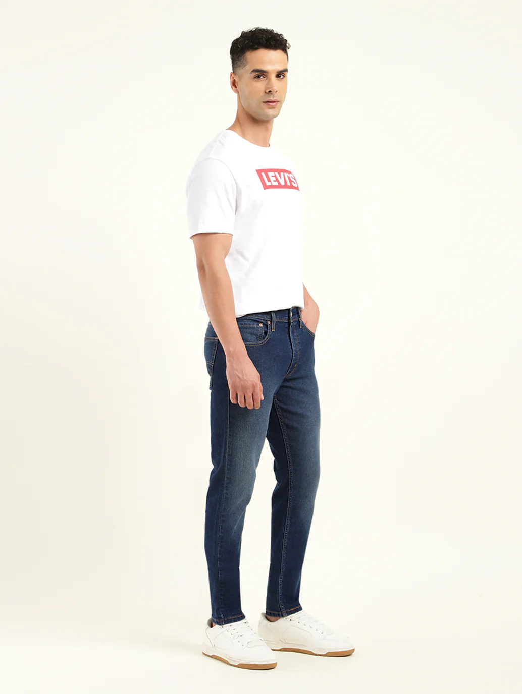 Men's 512 Indigo Slim Tapered Fit Mid Rise Jeans - Image 5