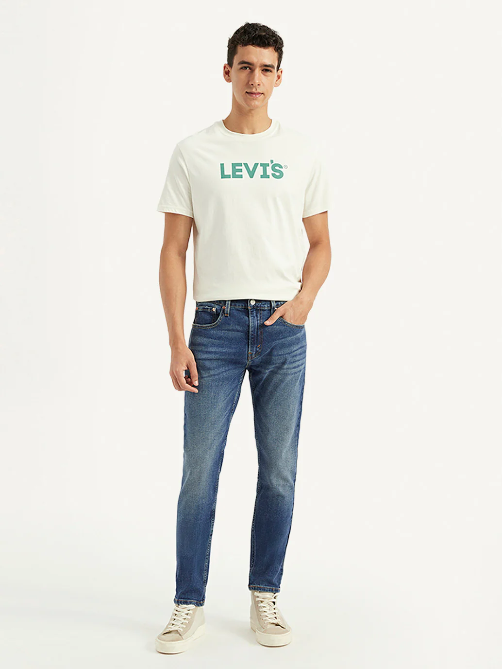 Men's 512 Indigo Slim Tapered Fit Mid Rise Jeans - Image 2