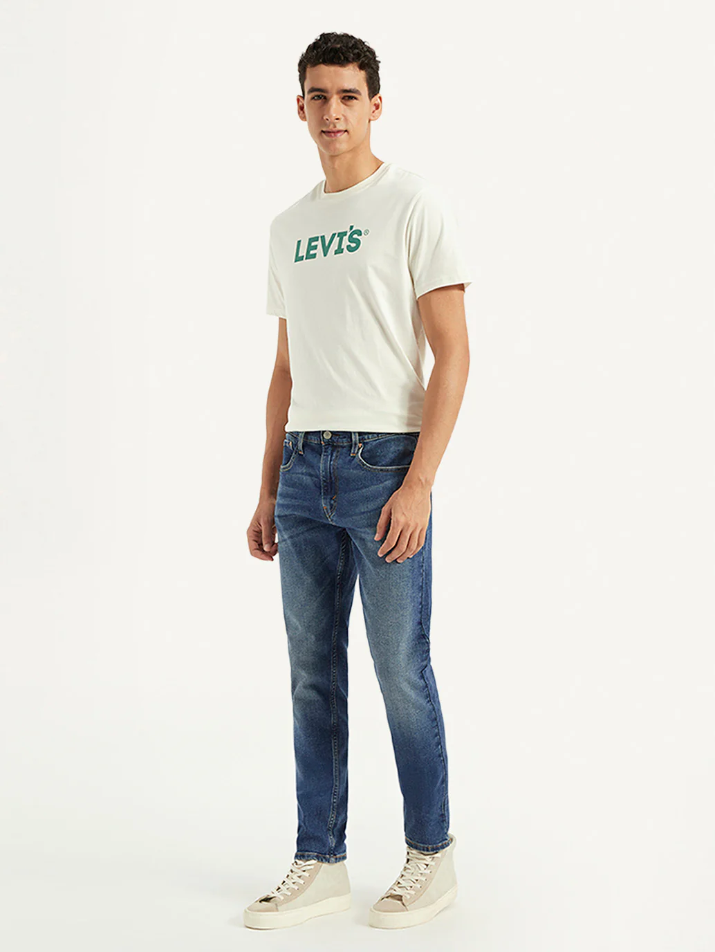 Men's 512 Indigo Slim Tapered Fit Mid Rise Jeans - Image 6