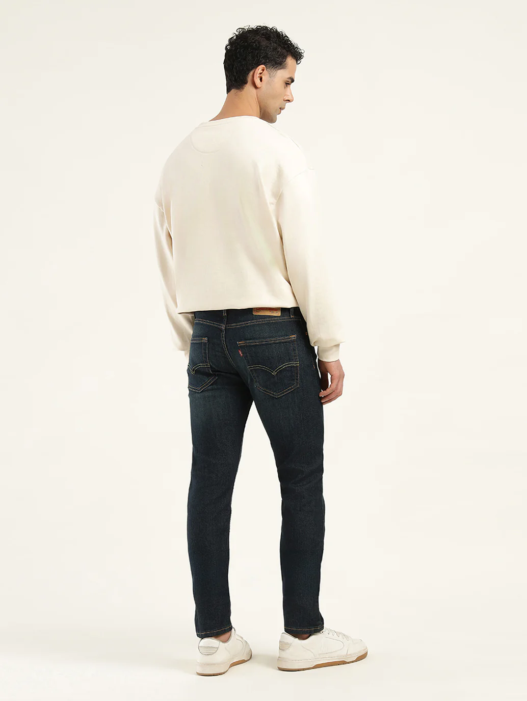 Men's 512 Blue Slim Tapered Fit Mid Rise Jeans - Image 3