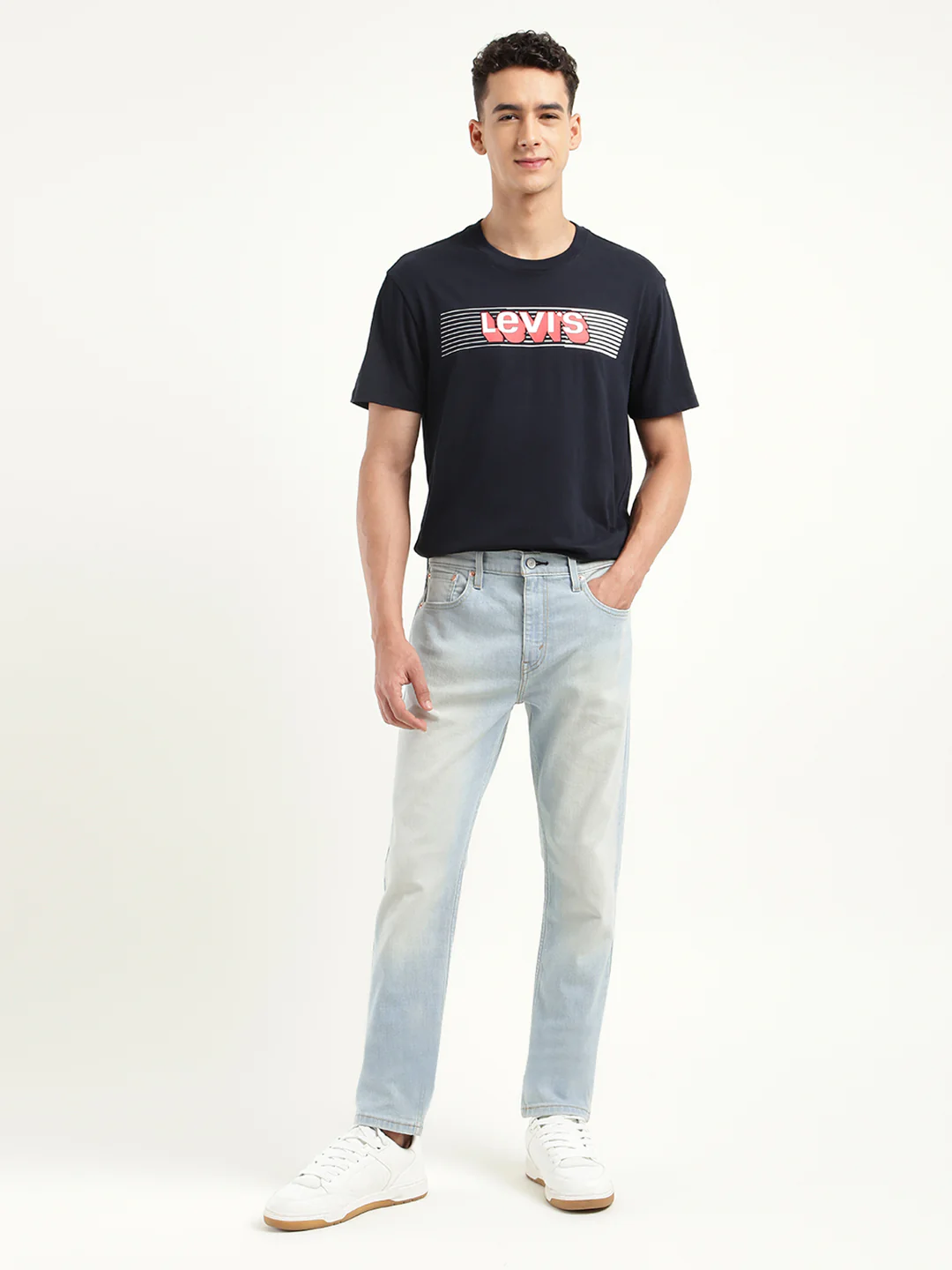 Men's 512 Blue Slim Tapered Fit Mid Rise Jeans - Image 2